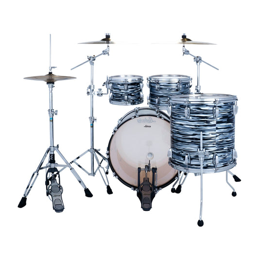 Ludwig Classic Maple 4pc Studio Drum Set '70s Black Oyster - Drum Center Of Portsmouth