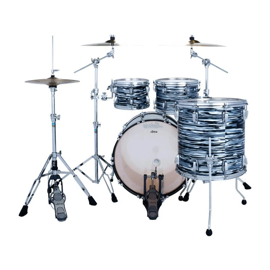 Ludwig Classic Maple 4pc Studio Drum Set '70s Black Oyster - Drum Center Of Portsmouth