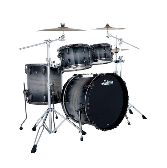Ludwig Classic Maple Exotic Select 4pc Studio Drum Set Nocturne Burst - Drum Center Of Portsmouth