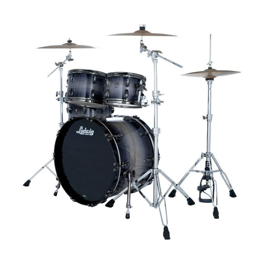 Ludwig Classic Maple Exotic Select 4pc Studio Drum Set Nocturne Burst - Drum Center Of Portsmouth