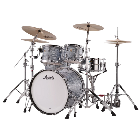 Ludwig Legacy Maple 4pc Drum Set Sky Blue Pearl - Drum Center Of Portsmouth