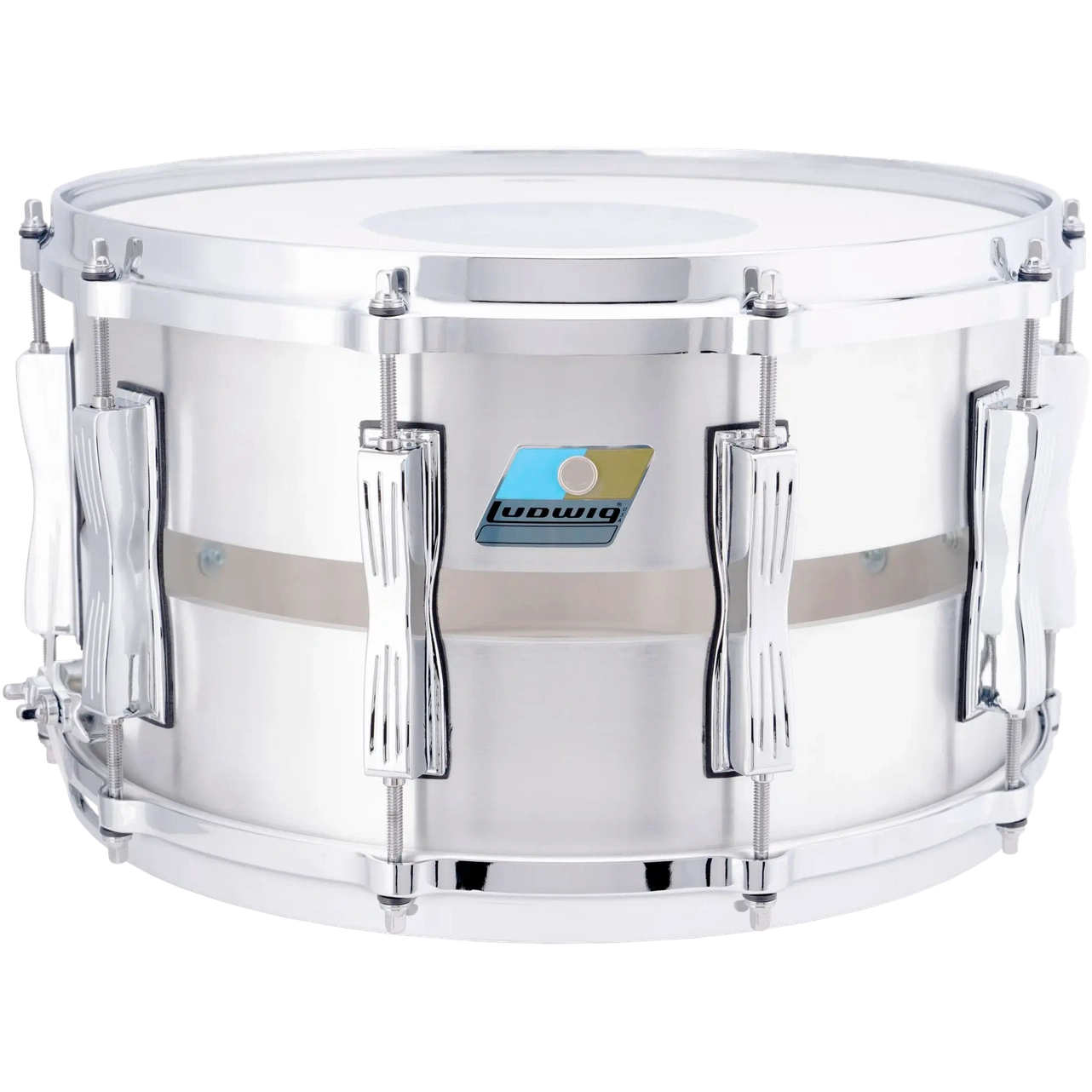 Ludwig Slotted Coliseum Cast Aluminum Snare Drum 14x8 - Drum Center Of Portsmouth