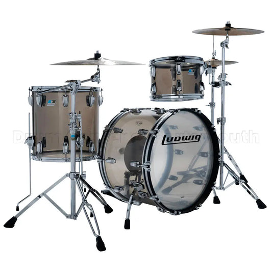 Ludwig Vistalite 3pc Drum Set 22/13/16 Bronze - Drum Center Of Portsmouth