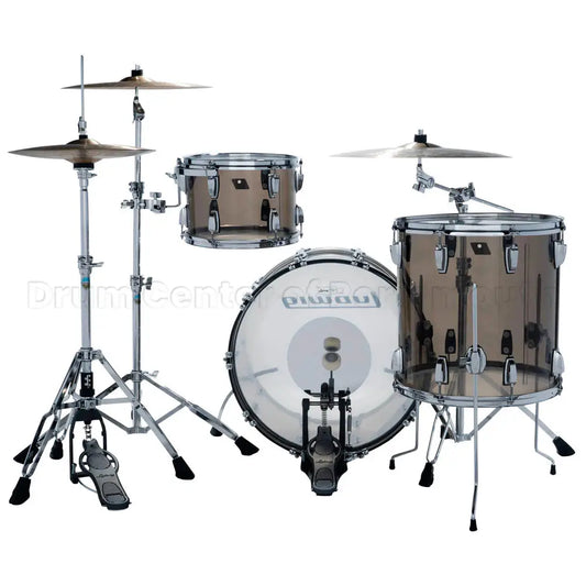 Ludwig Vistalite 3pc Drum Set 22/13/16 Bronze - Drum Center Of Portsmouth