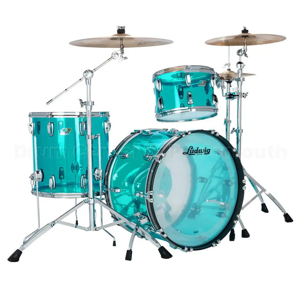 Ludwig Vistalite Fab Kit Teal