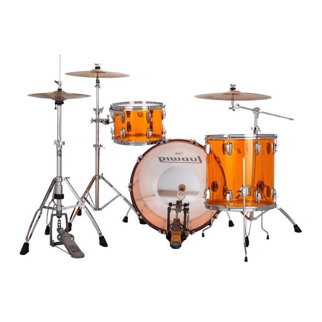 Ludwig Vistalite Fab Drum Set - Amber