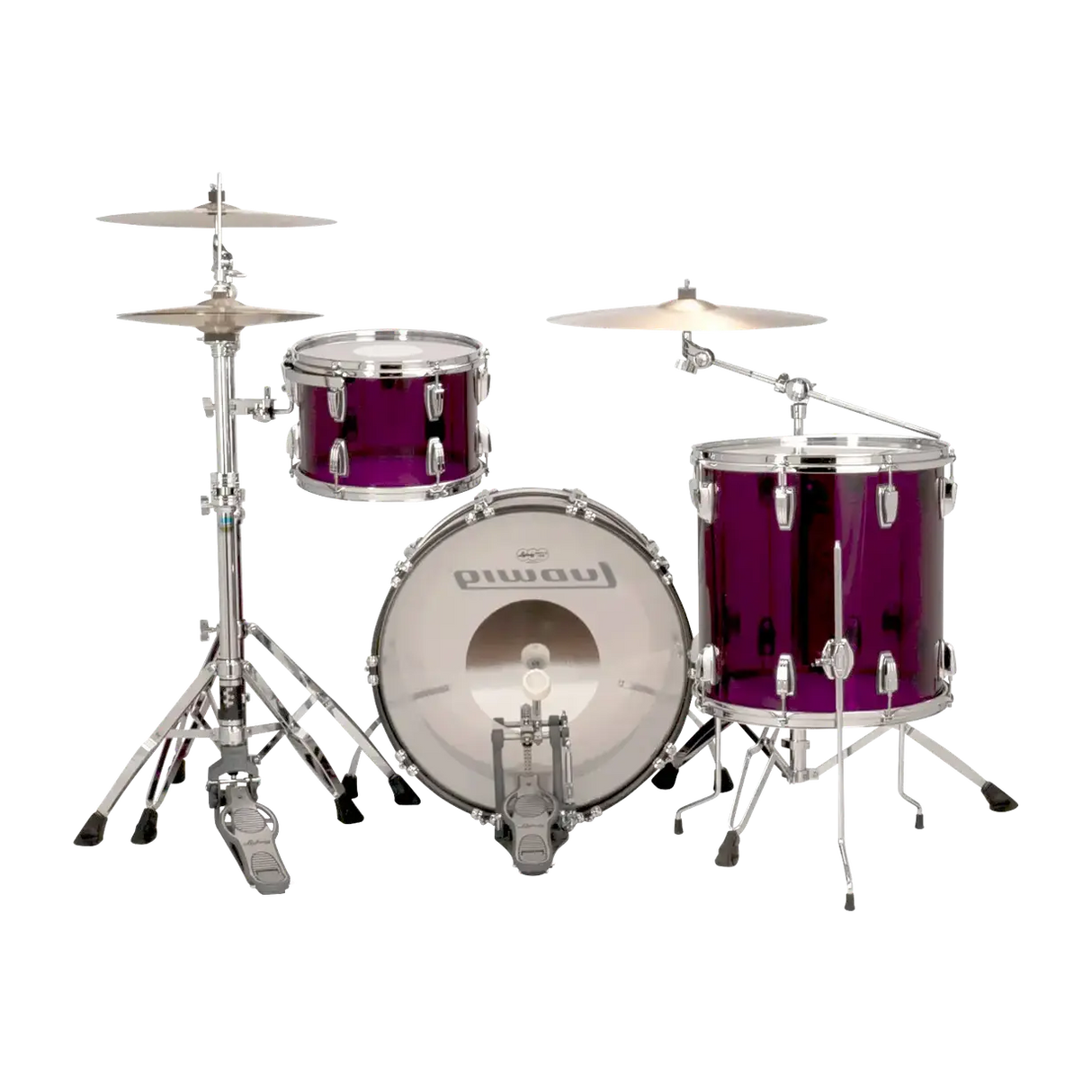 Ludwig Vistalite 3pc Fab Drum Set Purple - Drum Center Of Portsmouth