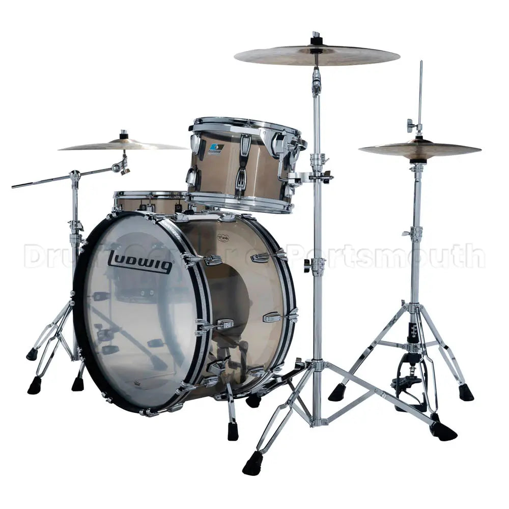 Ludwig Vistalite 3pc Drum Set 24/13/16 Bronze - Drum Center Of Portsmouth