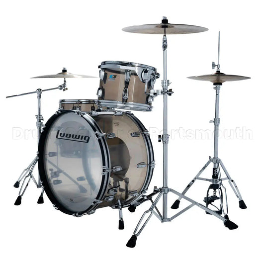Ludwig Vistalite 3pc Drum Set 24/13/16 Bronze - Drum Center Of Portsmouth
