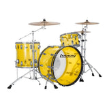 Ludwig Vistalite Pro Beat 3pc Drum Set w/Large Lugs - Yellow