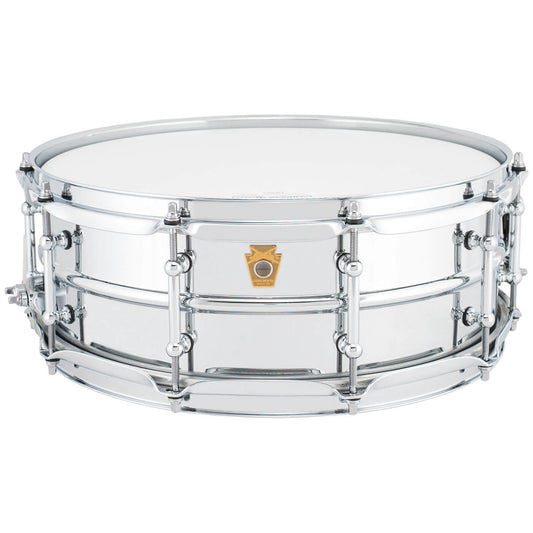Ludwig LB400BT Supraphonic Chrome Over Brass Snare Drum 14x5 w/Tube Lugs