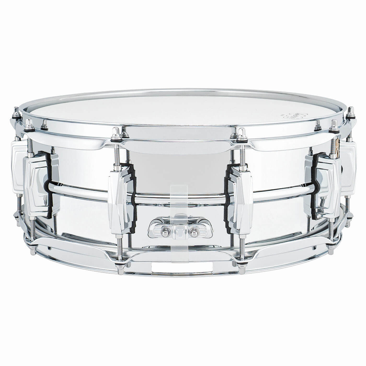 Ludwig LB400B Supraphonic Chrome Over Brass Snare Drum 14x5