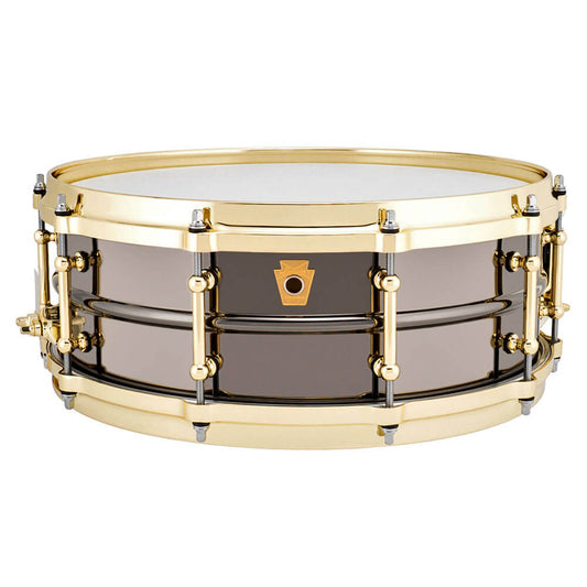 Ludwig LB416BT Black Beauty Snare Drum 14x5 w/Brass Trim