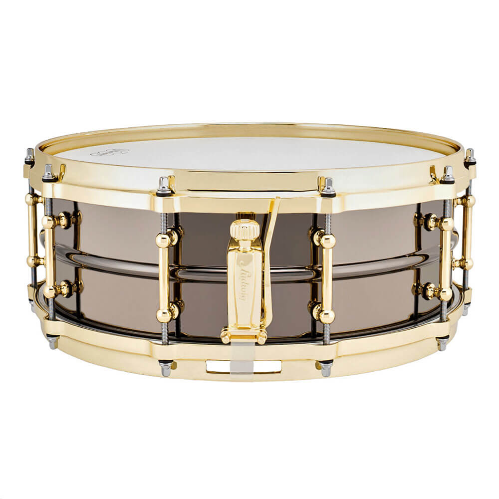 Ludwig LB416BT Black Beauty Snare Drum 14x5 w/Brass Trim