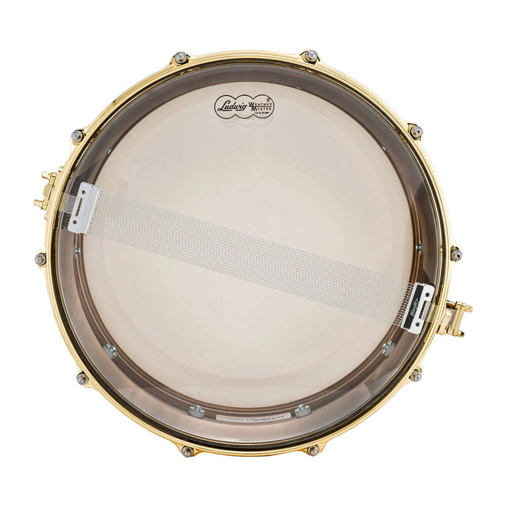 Ludwig LB416BT Black Beauty Snare Drum 14x5 w/Brass Trim