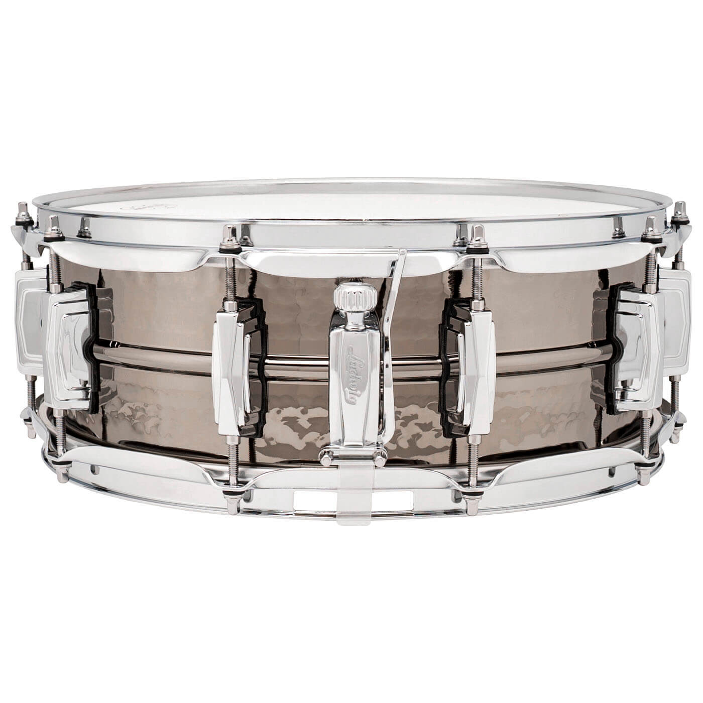 Ludwig LB416K Black Beauty Snare Drum 14x5 Hammered
