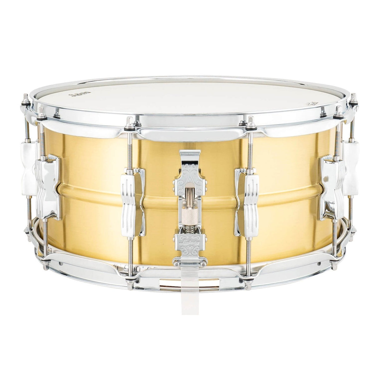 Ludwig LB654BM Acro Brass Snare Drum 14x6.5 w/P86CH