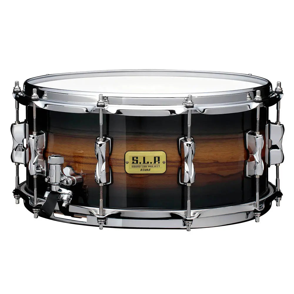 Tama SLP Bubinga/Maple Snare Drum 14x6.5 Midnight Zebrawood Burst - Drum Center Of Portsmouth
