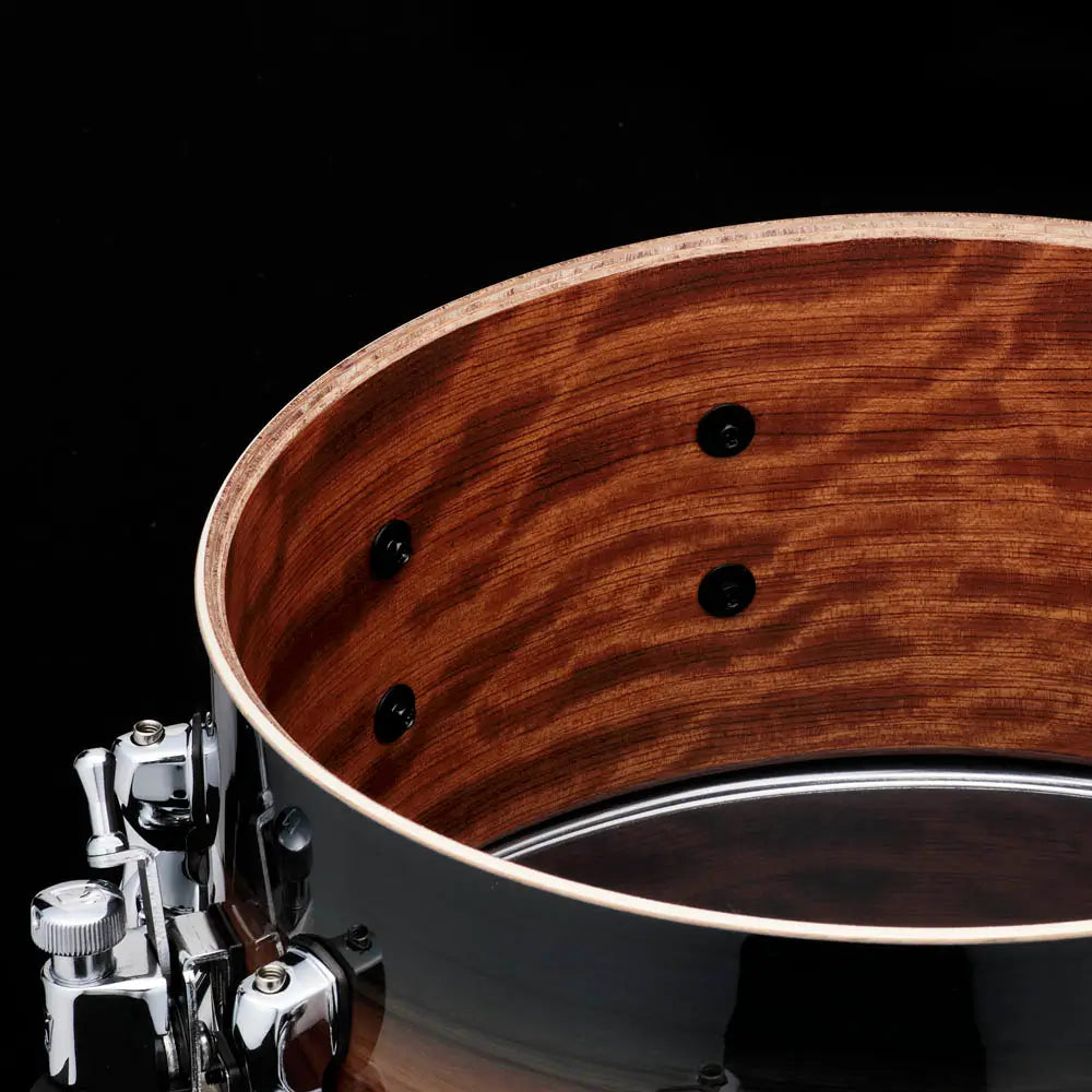 Tama SLP Bubinga/Maple Snare Drum 14x6.5 Midnight Zebrawood Burst Tama SLP Bubinga/Maple Snare Drum 14x6.5 Midnight Zebrawood Burst