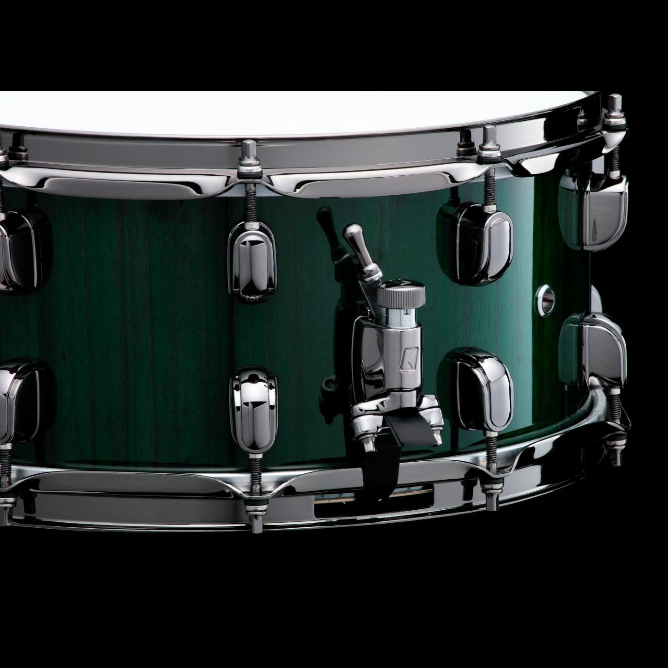 Tama SLP Bubinga/Maple Snare Drum 14x6.5 Malachite Green Zebrawood