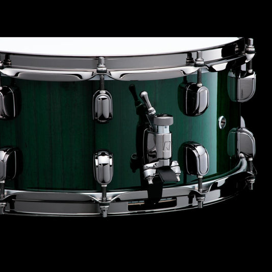 Tama SLP Bubinga/Maple Snare Drum 14x6.5 Malachite Green Zebrawood