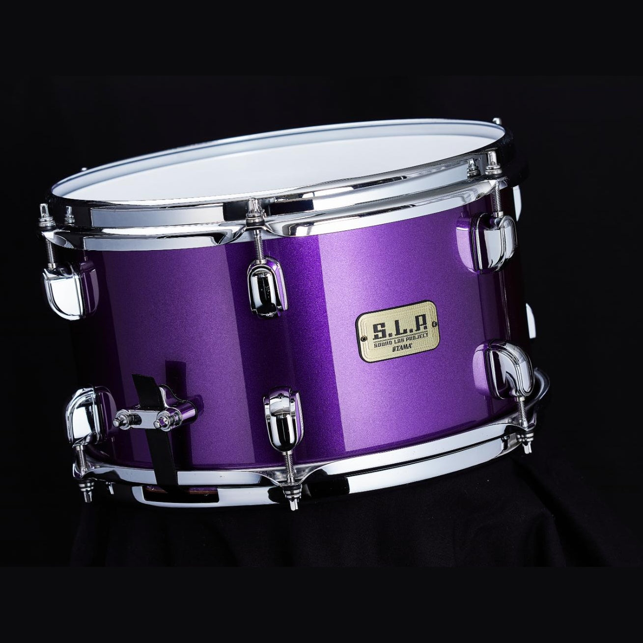 Tama SLP Mod Bubinga Snare Drum Clay Aeschliman Model 12x7 Galactic Purple