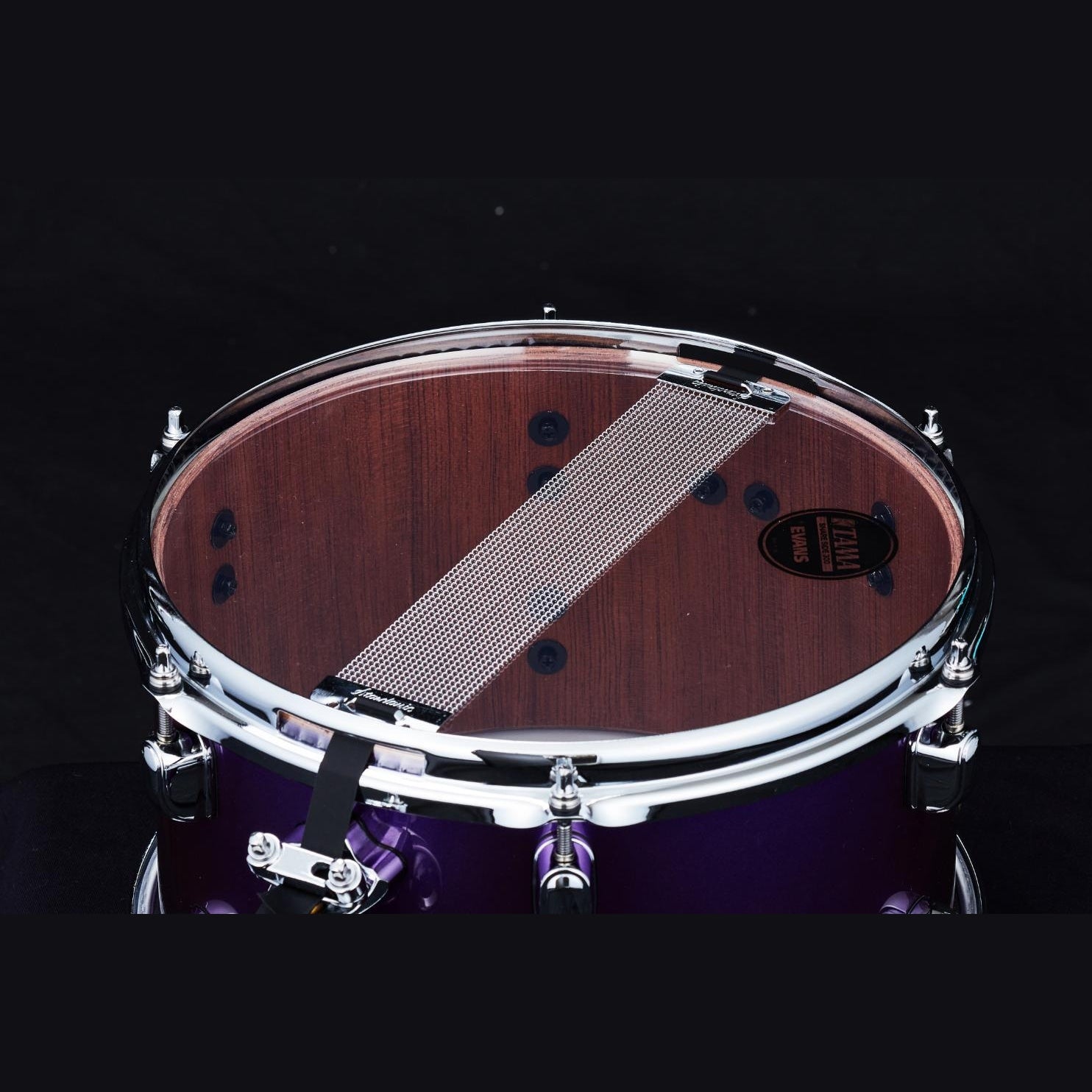 Tama SLP Mod Bubinga Snare Drum Clay Aeschliman Model 12x7 Galactic Purple