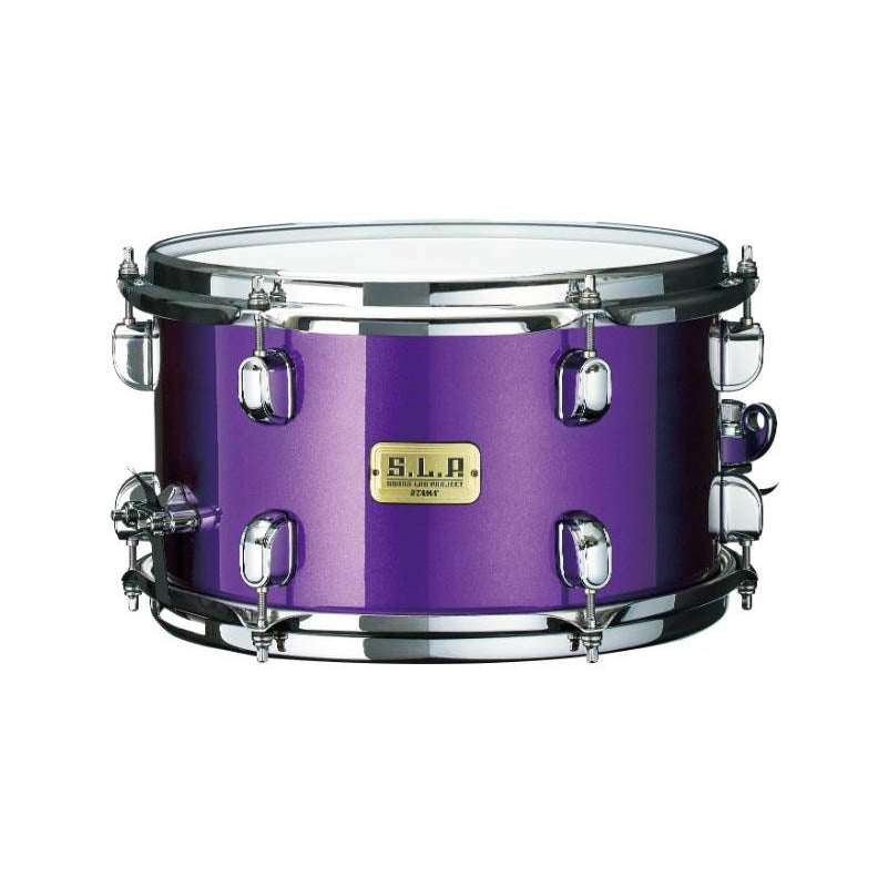 Tama SLP Mod Bubinga Snare Drum Clay Aeschliman Model 12x7 Galactic Purple - Drum Center Of Portsmouth