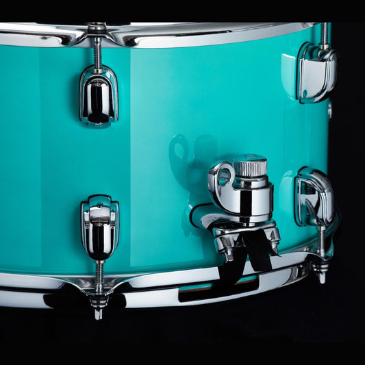 Tama SLP Mod Bubinga Snare Drum Philo Tsoungui Model 12x7 Electro Turquoise