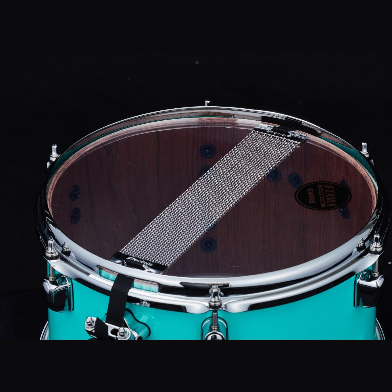 Tama SLP Mod Bubinga Snare Drum Philo Tsoungui Model 12x7 Electro Turquoise