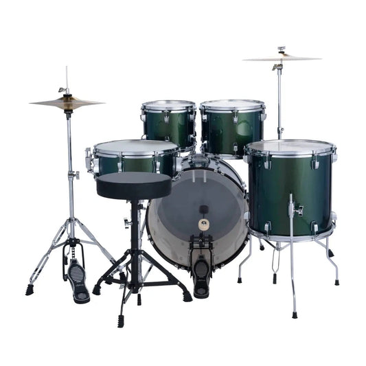 Ludwig Accent Fuse Complete 5pc Drum Set Jade Dust - Drum Center Of Portsmouth
