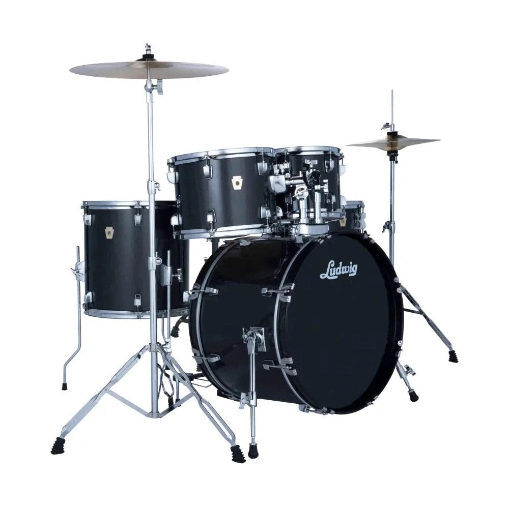 Ludwig Accent Fuse Complete 5pc Drum Set Moon Dust - Drum Center Of Portsmouth