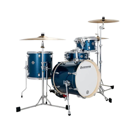 Ludwig Breakbeats Drum Set Deep Blue Sparkle - Drum Center Of Portsmouth