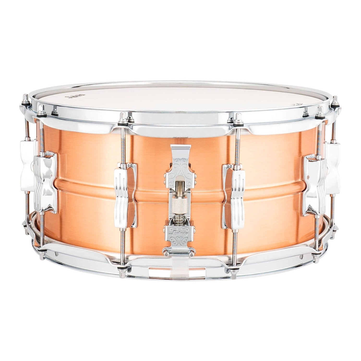 Ludwig LC654BM Acro Copper Snare Drum 14x6.5 w/P86CH