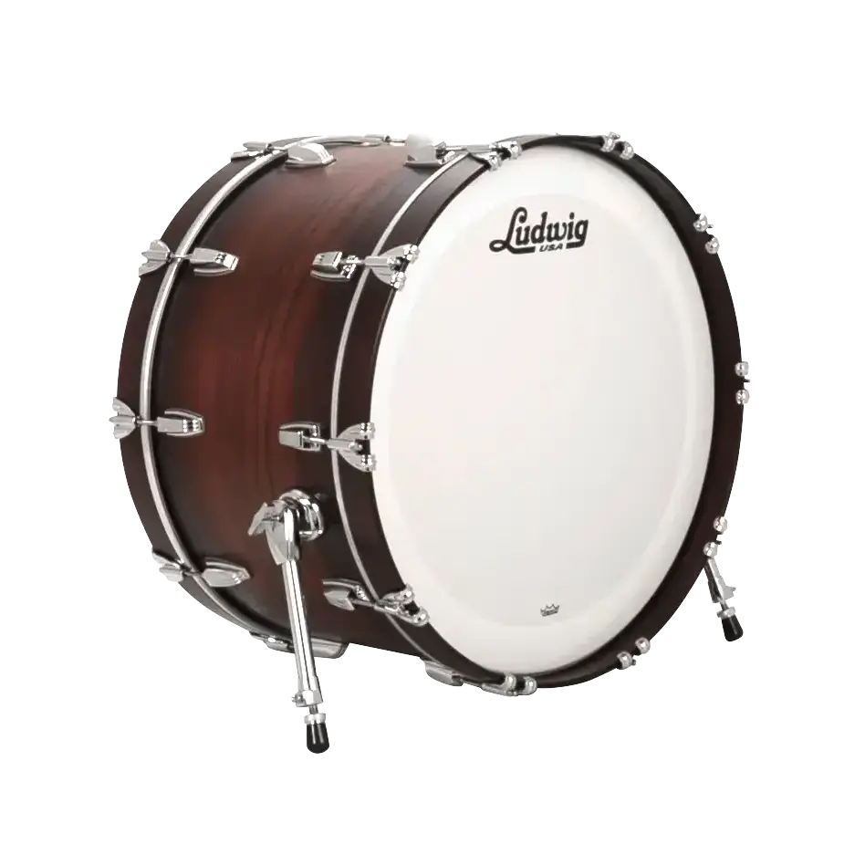 Ludwig Classic Oak Bass Drum 24x14 Brown Burst - Drum Center Of Portsmouth