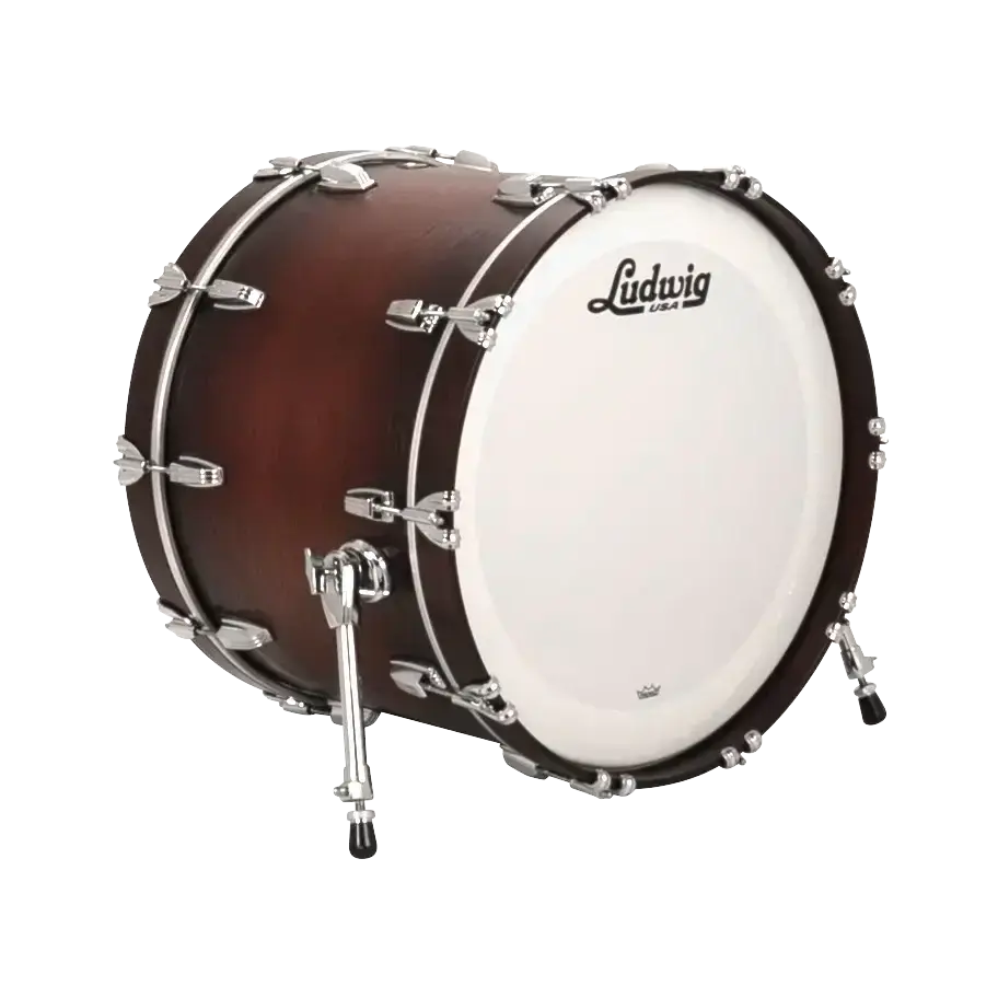 Ludwig Classic Oak Bass Drum 22x16 Brown Burst - Drum Center Of Portsmouth