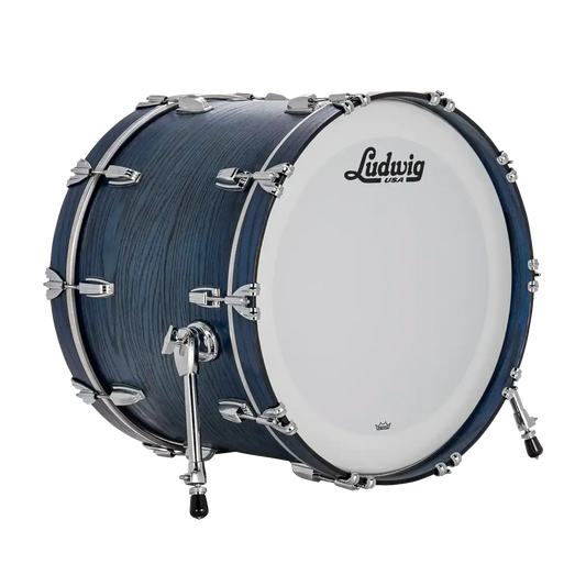Ludwig Classic Oak Bass Drum 22x16 Blue Burst - Drum Center Of Portsmouth