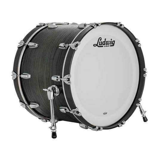 Ludwig Classic Oak Bass Drum 22x16 Green Burst - Drum Center Of Portsmouth