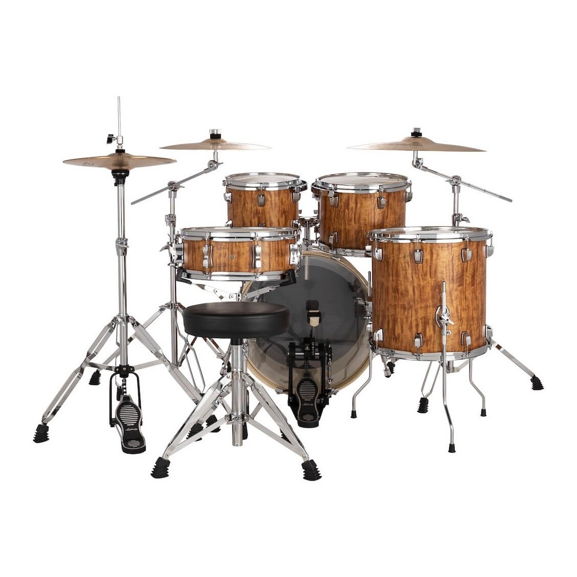 Ludwig Evolution 5pc Complete Drum Set w/20"BD Cherry Wood - Drum Center Of Portsmouth