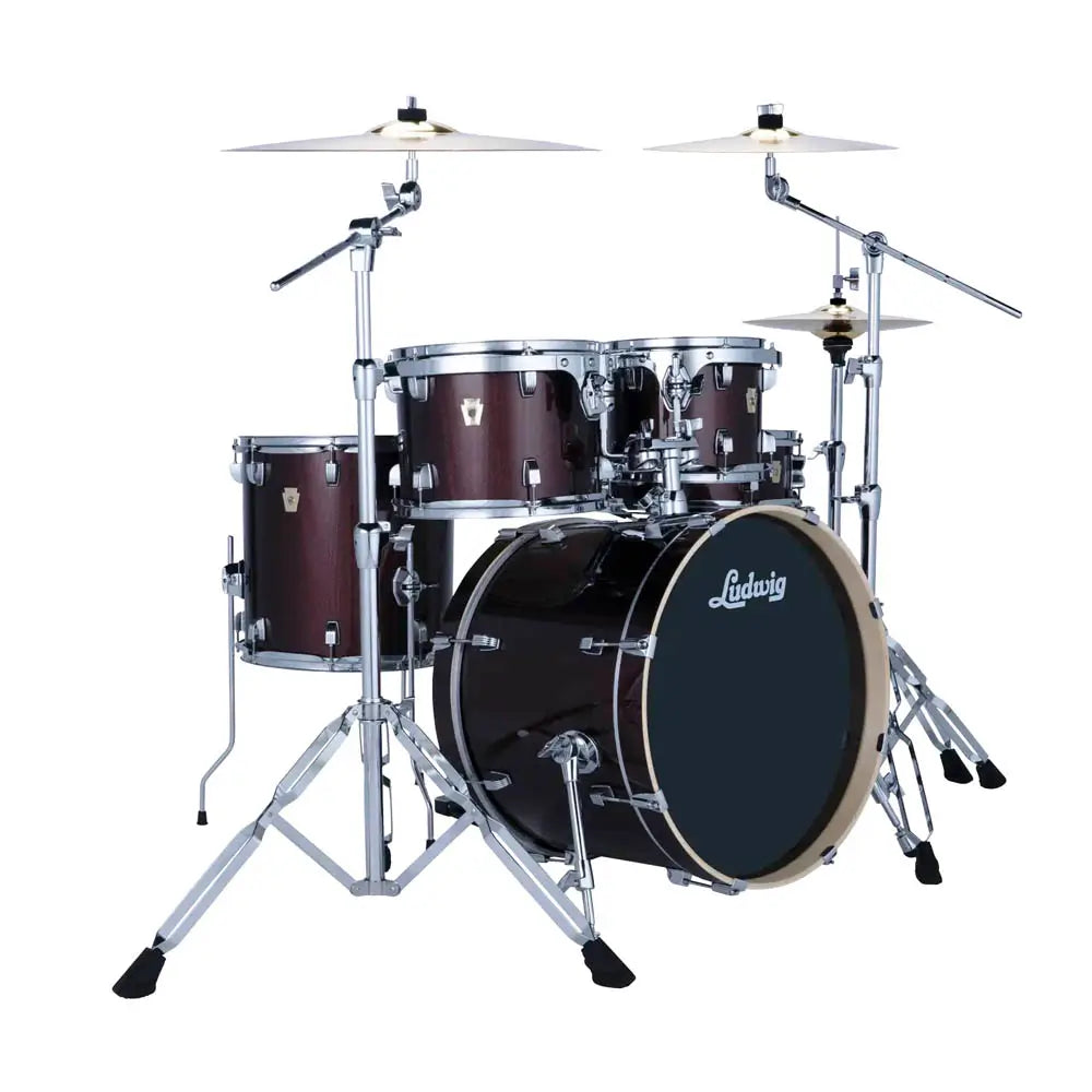 Ludwig Evolution 5pc Complete Drum Set (20"BD) & Paiste Cymbals Carmel Sparkle - Drum Center Of Portsmouth