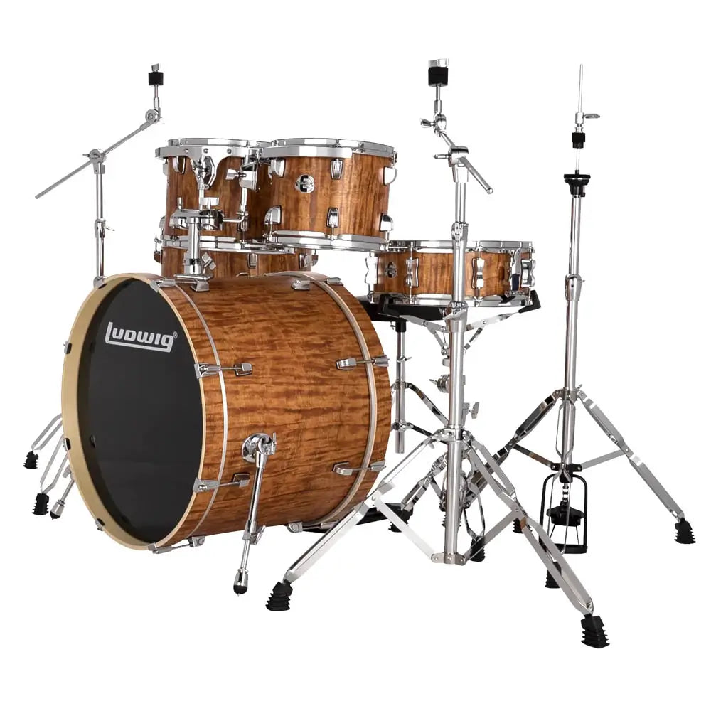 Ludwig Evolution 5pc Drum Set w/Hardware (22"BD) Cherry Wood - Drum Center Of Portsmouth
