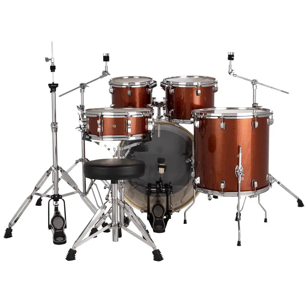 Ludwig Evolution 5pc Drum Set w/Hardware (22"BD) Copper Sparkle - Drum Center Of Portsmouth