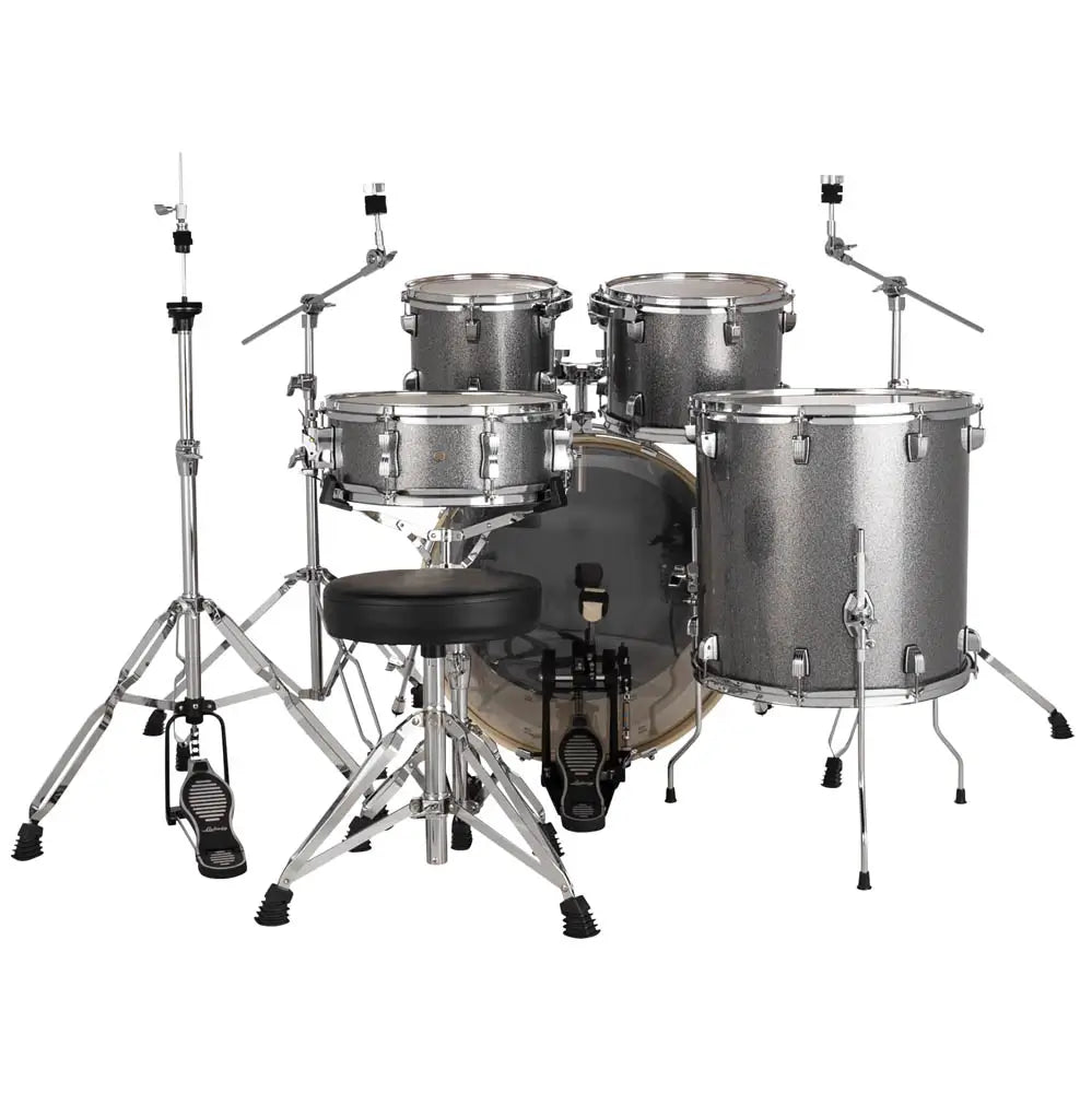 Ludwig Evolution 5pc Drum Set w/Hardware (22"BD) Platinum Sparkle - Drum Center Of Portsmouth
