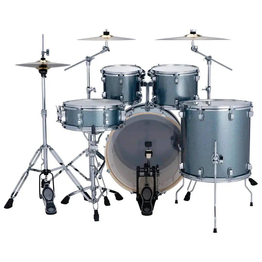 Ludwig Evolution 5pc Complete Drum Set (22"BD) & Paiste Cymbals Atlantic Sparkle - Drum Center Of Portsmouth