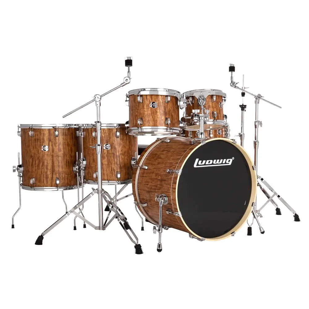 Ludwig Evolution 6pc Drum Set w/Hardware (22"BD) Cherry Wood - Drum Center Of Portsmouth