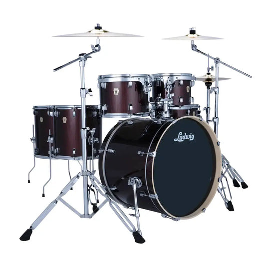 Ludwig Evolution 6pc Complete Drum Set w/Paiste Cymbals - Drum Center Of Portsmouth