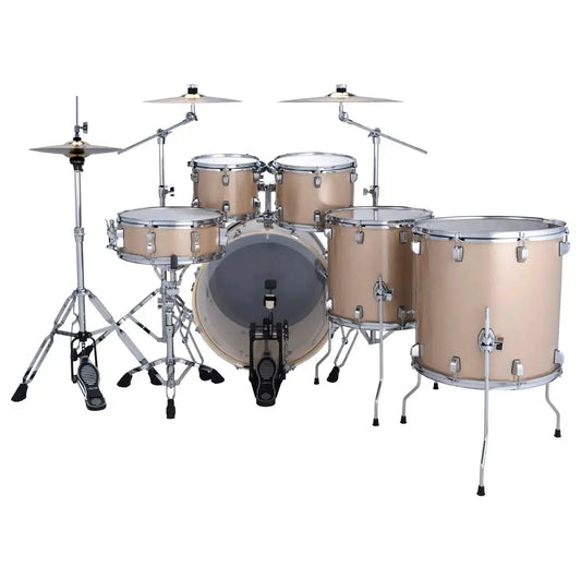 Ludwig Evolution 6pc Complete Drum Set w/Paiste Cymbals Prosecco Sparkle - Drum Center Of Portsmouth