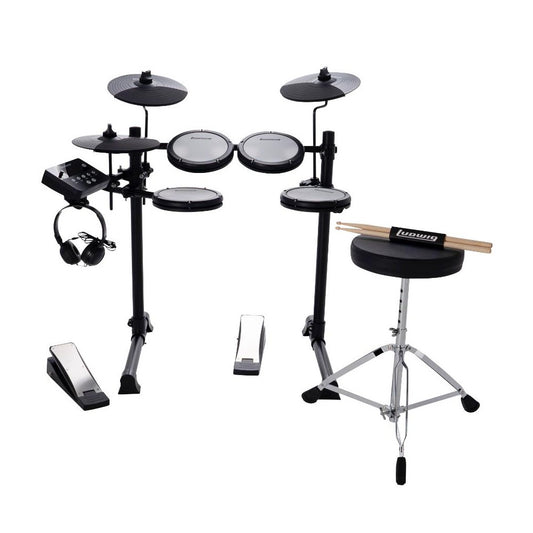 EMBARGOED - ENABLE APR 17 @ 10AM - Ludwig Edge Electronic Drum Set - Drum Center Of Portsmouth