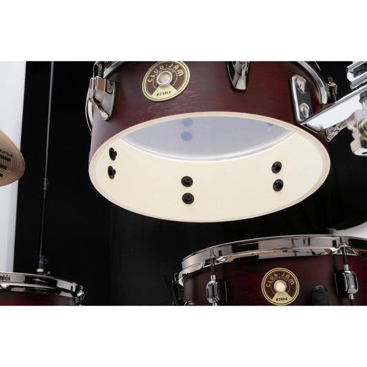 Tama Club-JAM Pancake 4pc Drum Set Burgundy Walnut Wrap