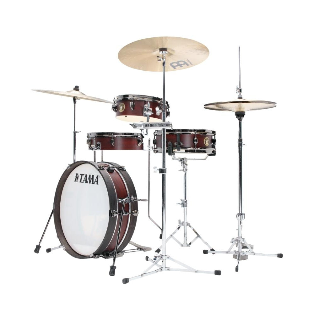 Tama Club-JAM Pancake 4pc Drum Set Burgundy Walnut Wrap